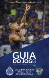 Guia do Jogo - Cruzeiro x Boca Juniors - 04/out/2018 - @1921Edits