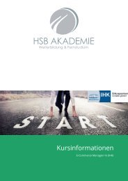 Kursinformationen E-Commerce Manager (IHK)