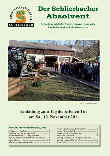 schlierbacher leopoldimarkt - Landwirtschaftliche Berufs- und ...