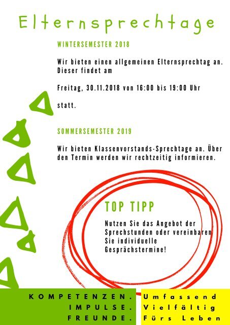 Informationen für Eltern