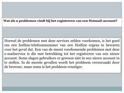 Hotmail Klantenservice Telefoonnummer Nederland: +31-208946051