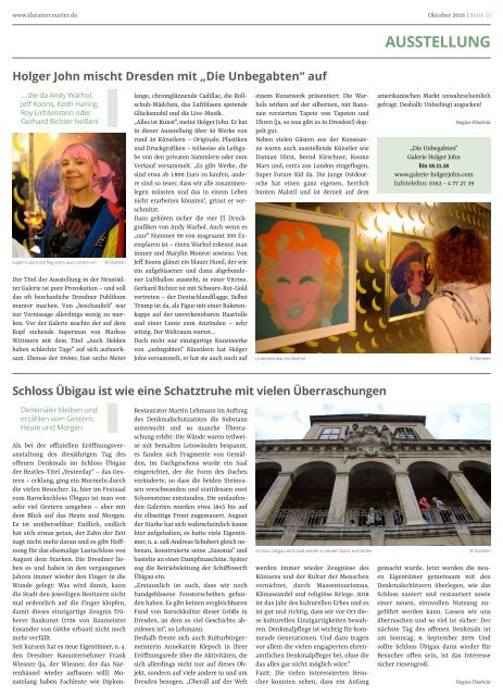 TheaterCourier Oktober 2018