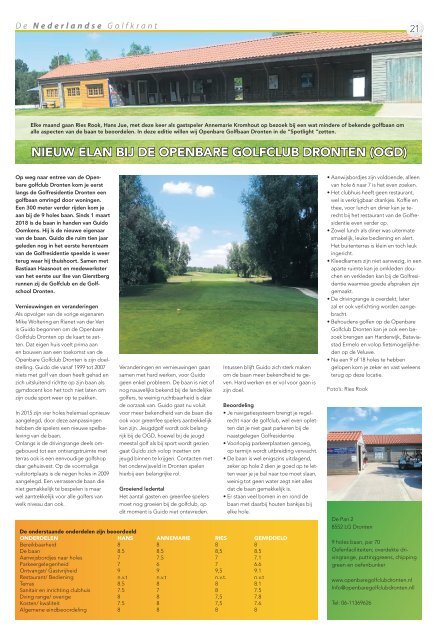 De Nederlandse Golfkrant oktober 2018