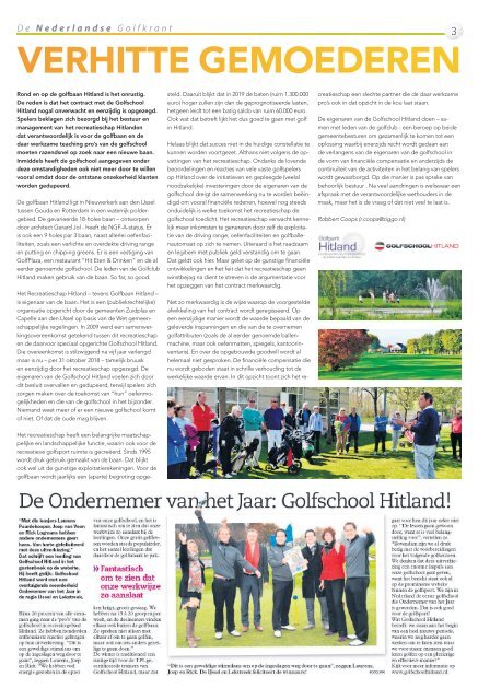 De Nederlandse Golfkrant oktober 2018