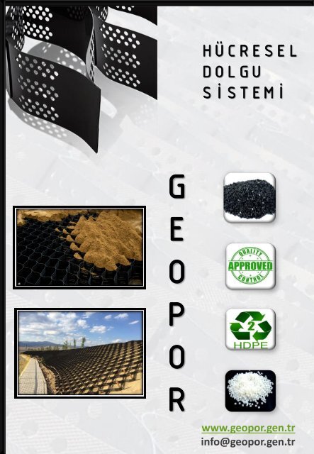 Geopor Geocell Katalog www.geopor.gen.tr