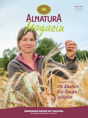 Alnatura Magazin Oktober 2018
