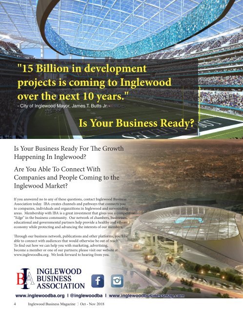 Inglewood Business Magazine October 2018