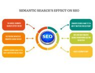 SEMANTIC SEARCH’S EFFECT ON SEO
