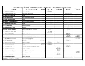 Horario Tutorías 2018 B Actualizado_Octubre