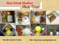 0813 3339 2171, Nasi Kotak Buat Ulang Tahun Madiun