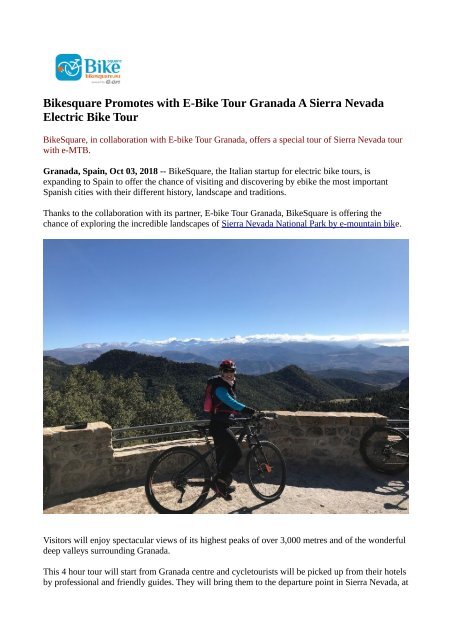 sierra e bike