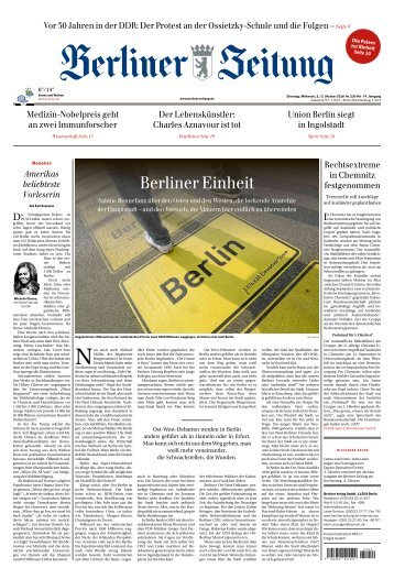 Berliner Zeitung 02.10.2018