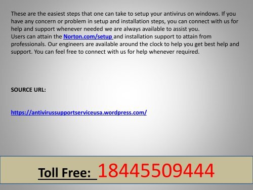 Norton Activation 18445509444 Norton Antivirus Setup Support