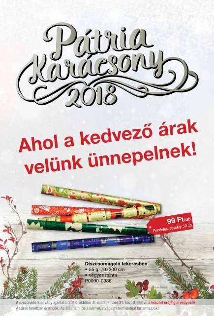 Pátria Karácsony 2018