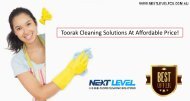 Toorak Cleaning Solutions At Affordable Price!