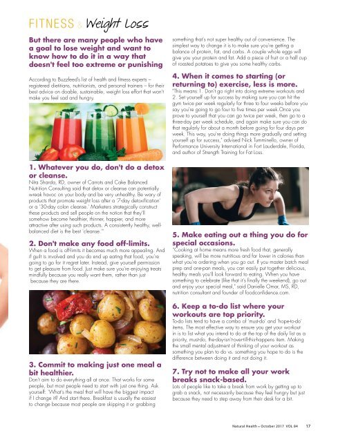 Natural Health October 2017