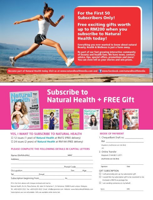 Natural Health October 2017