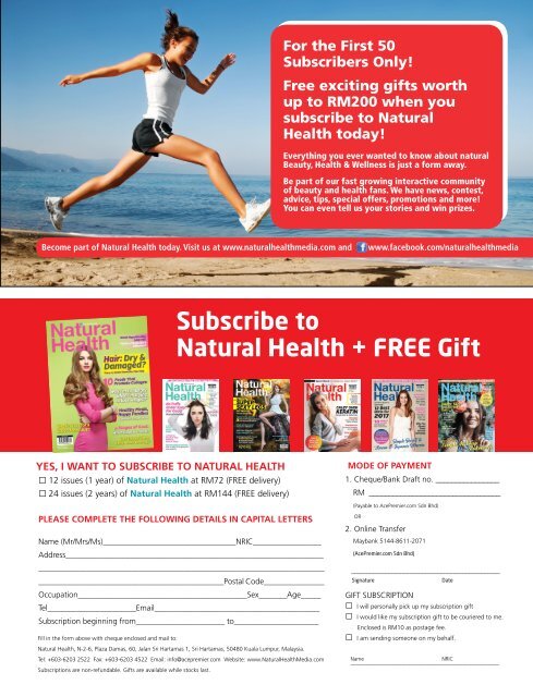 Natural Health July 2017