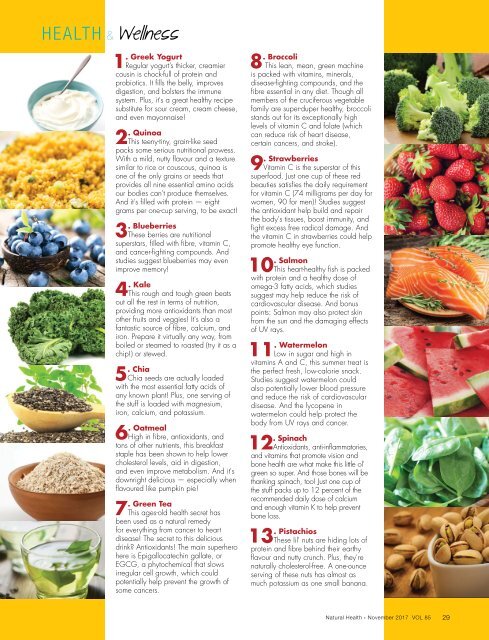 Natural Health November 2018