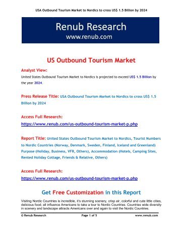 US Outbound Tourism Market Spending Share