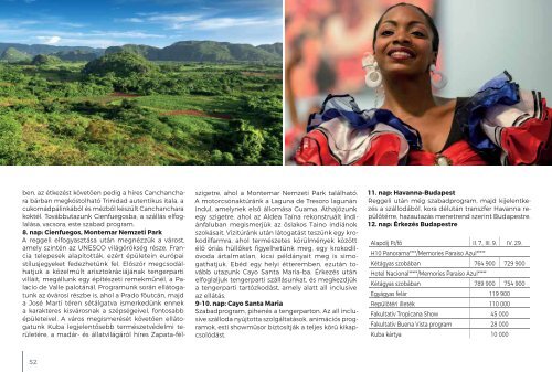 Prémium utak 2018/2019 utazóinak 