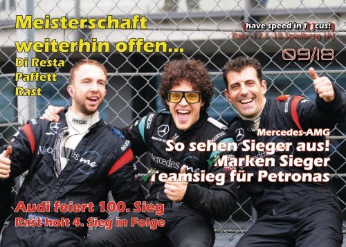 {have speed in f[ ]cus!} DTM 2018 Race 17 und 18 Spielberg [A] 