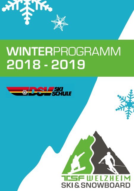 Winterprogramm Ski und Snowboard 2018/2019