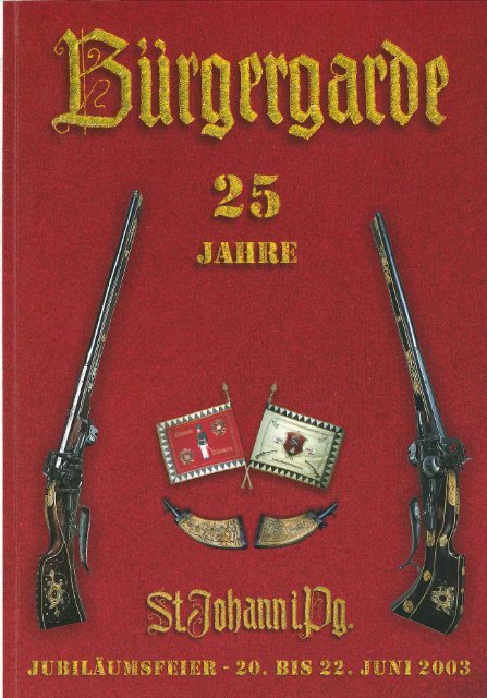 Bürgergarde 25 Jahre 