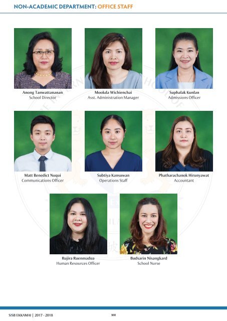 Yearbook AY 2017-2018 (Ekkamai Campus)