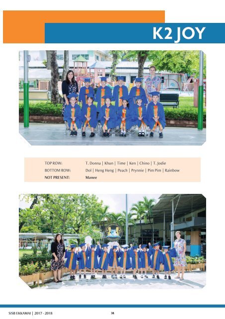 Yearbook AY 2017-2018 (Ekkamai Campus)