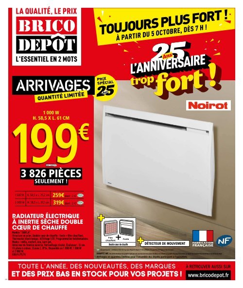 Promo LA PLAQUE AVEC HOTTE INTÉGRÉE chez Brico Dépôt