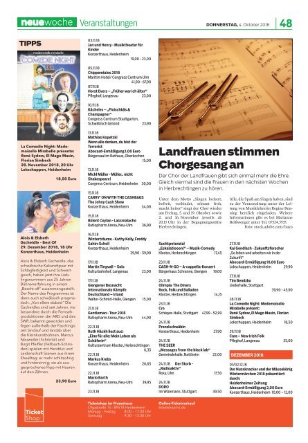 04.10.2018 Neue Woche