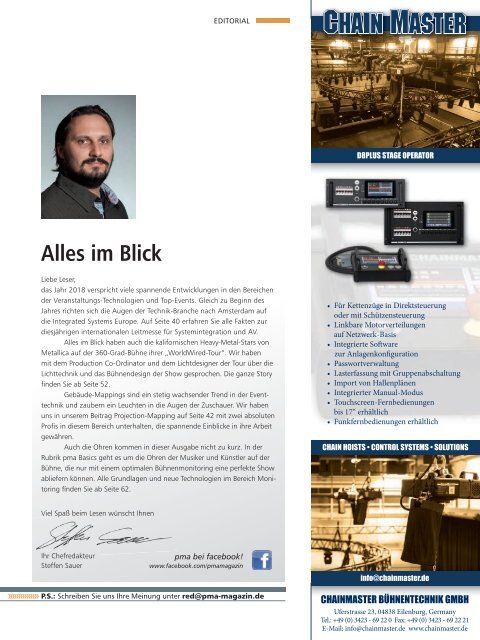 pma Ausgabe 1/2018