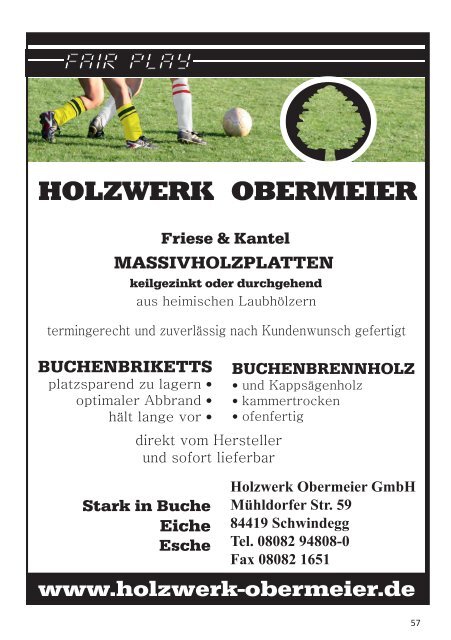 Stadionzeitung TSV Buchbach - FV Illertissen