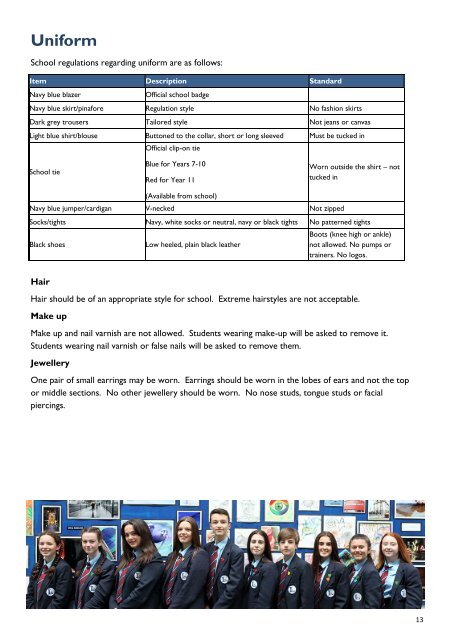 LHS Year 10 Information Booklet 2018-19