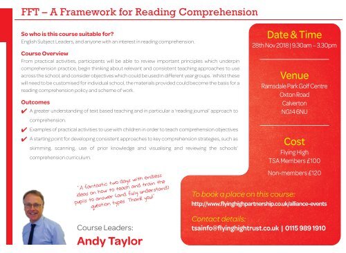 281118 FHT FRAMEWORK FOR READING COMPREHENSION