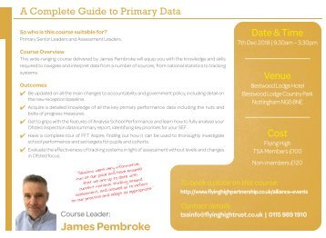 071218 FHT COMPLETE GUIDE TO PRIMARY DATA