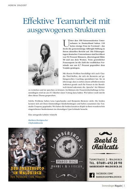 Emmendingen Magazin (Oktober 2018)