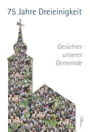 75 Jahre Dreieinigkeit - Dreieinigkeitskirche München Bogenhausen