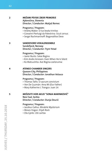 Calella 2018 - Program Book