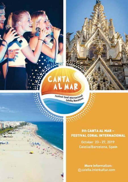 Calella 2018 - Program Book