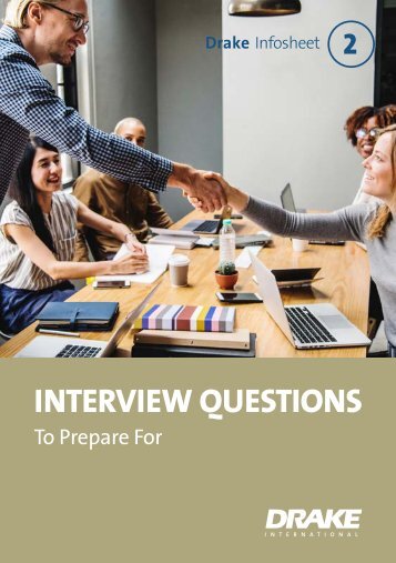 Interview questions to prepare for 
