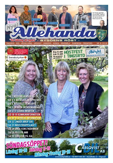 Nya Allehanda 8 18