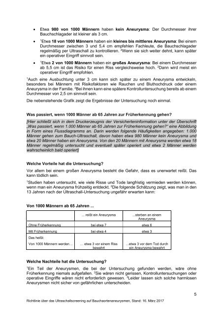 BAA / AAA-Screening: Sonoskopie der Aorta. Ein abrechenbares Point-of-Care Ultraschallverfahren.