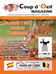 COUP D´OEIL MAGAZINE - ÉDITION D´AUTOMNE