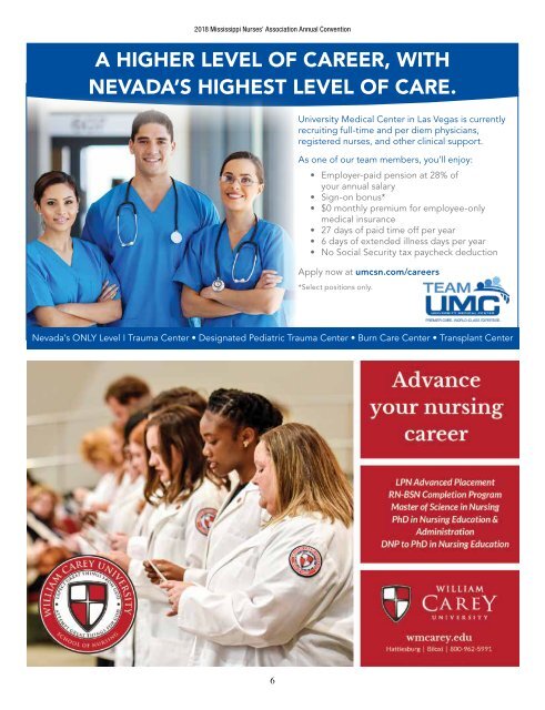 2018 Mississippi Nurses Association Annual Convention Yearbook