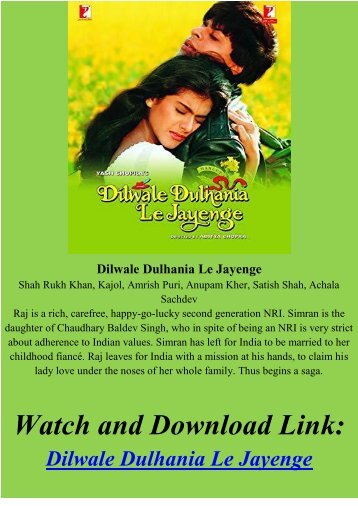 Dilwale dulhania le jayenge einthusan