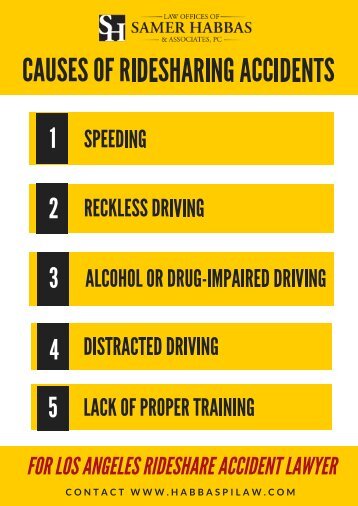 Causes of Ridesharing Accidents