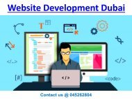 Web Development Service Dubai-Contact 045262804