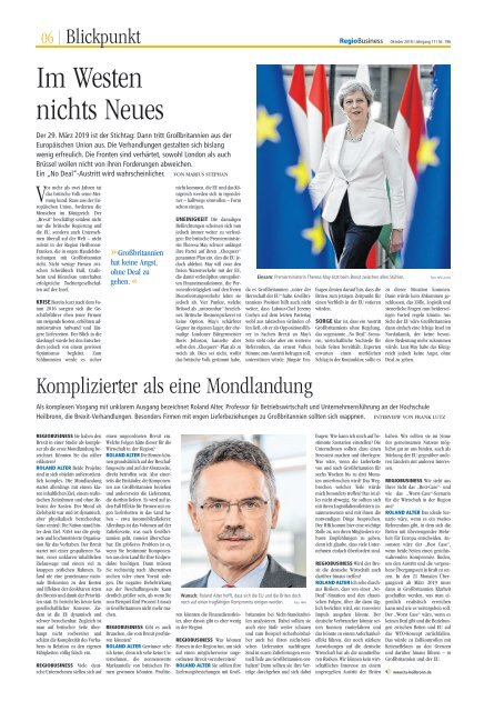 REGIOBUSINESS NR. 196 - Oktober 2018